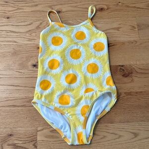 NWOT Hanna Andersson One-Piece Bow Swim Suite in Size US 8 (130cm)